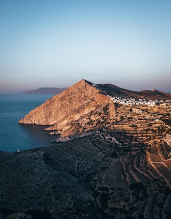 Aerial Photography of Brown Mountain Range