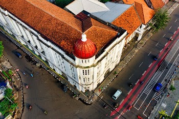 Aerial Photography of Building Near Road