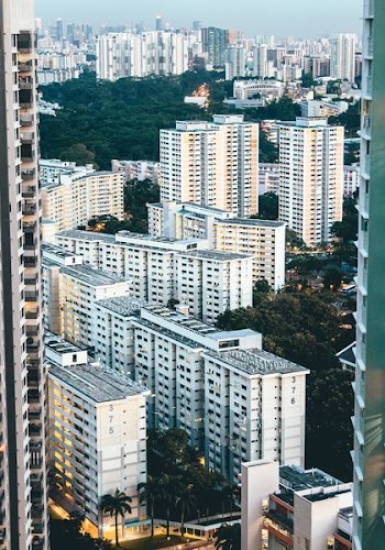 Aerial Photography of buoildingms