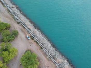 Aerial Photography of Car Near the Seashore