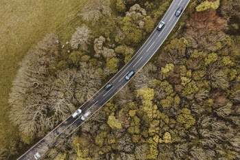 Aerial Photography of Cars on Road