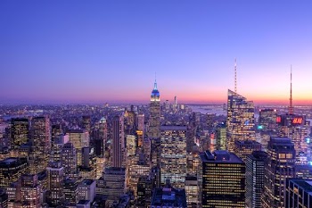 aerial photography of Chrysler building, New York