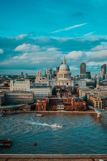 aerial photography of city
