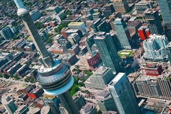 aerial photography of city