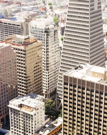 aerial photography of city building