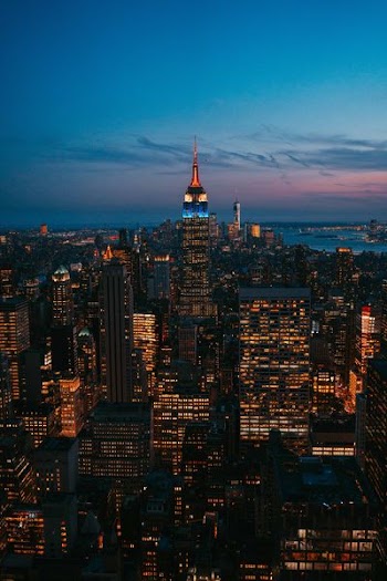 aerial photography of city buildings
