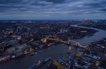aerial photography of city buildings