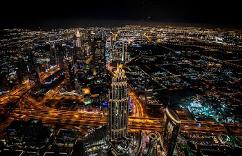 Aerial Photography Of City Lights