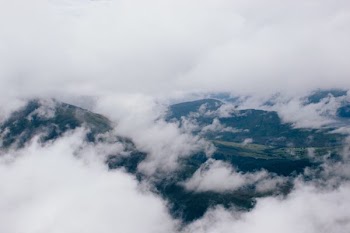aerial photography of clouds