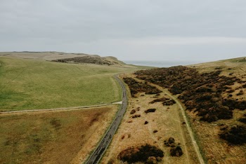 Aerial Photography Of Green Land