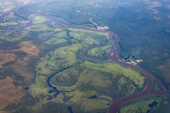 Aerial Photography of Green Land