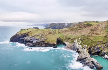 Aerial Photography of Island