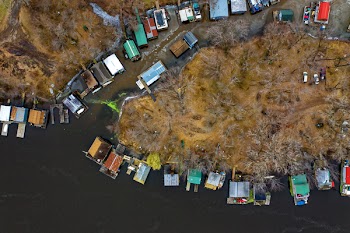 Aerial Photography of Island Near Body of Water
