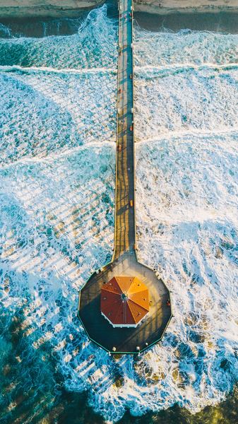 aerial photography of lighthouse