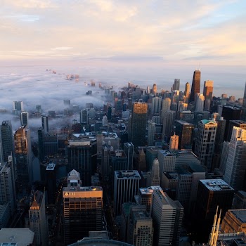 Aerial Photography Of Mid-rise And High-rise Buildings