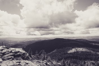 Aerial Photography of Mountain