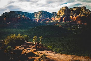 Aerial Photography of Mountain