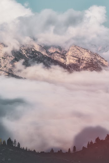 Aerial Photography of Mountain