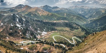 Aerial Photography of Mountain Range
