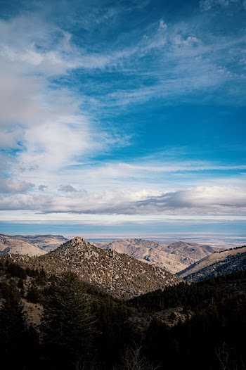 Aerial Photography of Mountain Under White and Blue Sky