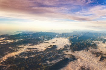 Aerial Photography Of Mountains