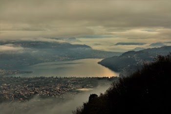 Aerial Photography of Mountains and Body of Water