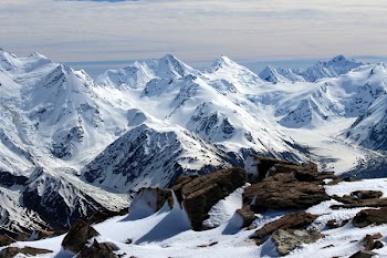 Aerial Photography of Mountains Covered With Snow
