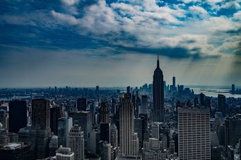 aerial photography of New York City