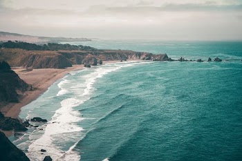 aerial photography of ocean during daytime