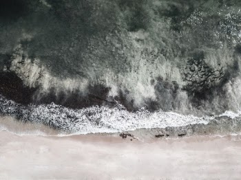 Aerial Photography of Ocean Waves
