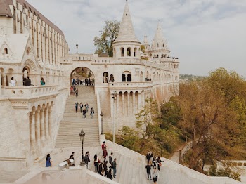 Aerial Photography of People on Castle