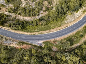 Aerial Photography Of Road