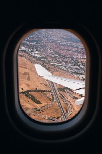 aerial photography of road
