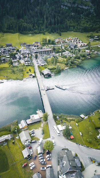 Aerial Photography of Road Near Buildings