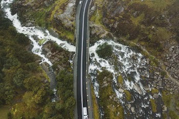 Aerial Photography of Roadway
