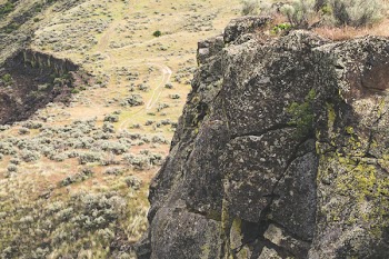 Aerial Photography of Rock Structure