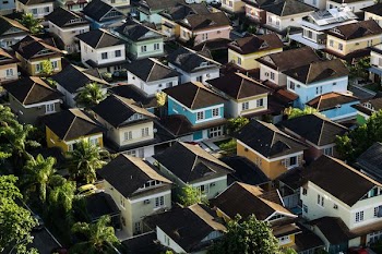 aerial photography of rural