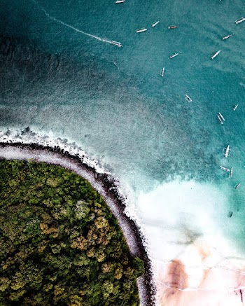 Aerial Photography of Sailing Boats