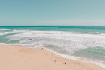 aerial photography of sea