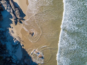 Aerial Photography of Sea