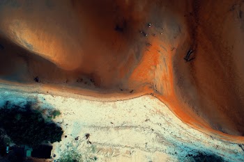 Aerial Photography of Seashore