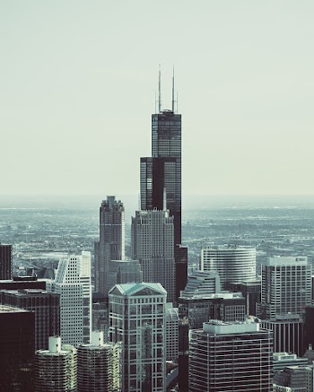 Aerial Photography Of Several High-rise Buildings