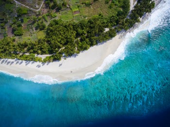 Aerial Photography Of Shore