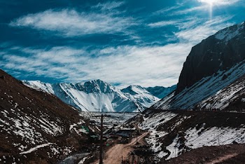 Aerial Photography of Snow Covered Mountain