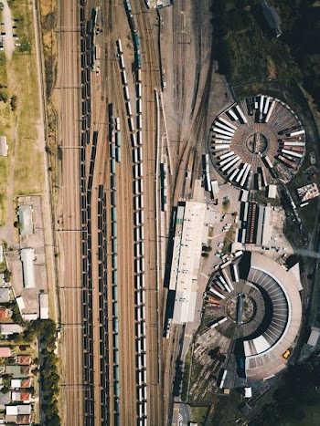 aerial photography of stadium at daytime