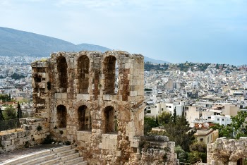 Aerial Photography Of Stone Building