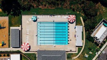 Aerial Photography of Swimming pool