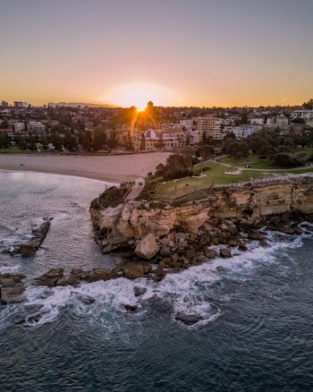 Aerial Photography Of The Coastline 