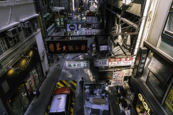 Aerial Photography of the Street