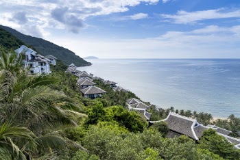 Aerial Photography of Villas Near Seashore